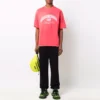 Camiseta Maison Balenciaga de corte mediano «Pink» 612966TLVJ16441