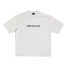 Camiseta Mirror de Balenciaga, corte mediano, «Beige» 612966TNVV89784