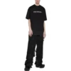Camiseta Mirror de Balenciaga, corte mediano «Negro» 612966TNVR21070