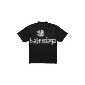 Camiseta nueva Tape Type de corte mediano «Negro» 739784TQVQ81073
