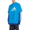 Camiseta oversize Balenciaga x adidas «Blue» 731769TNVP34024