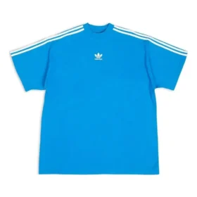 Camiseta oversize Balenciaga x adidas «Blue» 739101TNVA64026