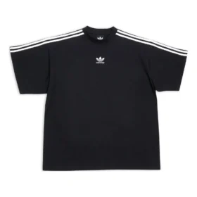 Camiseta oversize Balenciaga x adidas «Negro» 739101TNVA68482