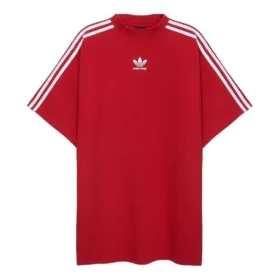Camiseta oversize Balenciaga x adidas «Rojo» 739101TNVA66542