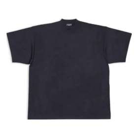 Camiseta oversize con lengüeta «Negro» 694576TMVJ21151