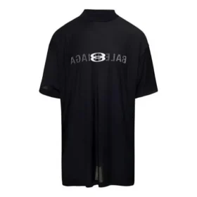 Camiseta oversize con logo AI al revés «Black Faded» 787358TQVJ41569