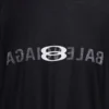 Camiseta oversize con logo AI al revés «Black Faded» 787358TQVJ41569