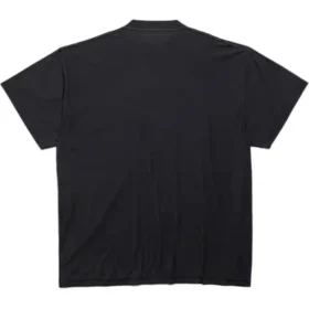 Camiseta oversize con logotipo AI al revés «Negro» 787358TQVJ41750