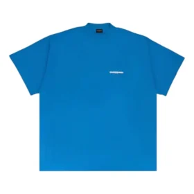 Camiseta oversize con texto tachado «Blue» 712398TMVJ64024