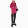 Camiseta oversize de jersey vintage auténtico «Rosa» 694576TMVA95566