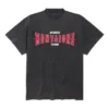 Camiseta oversize Montaigne «Black Faded» 787349TRVN31048