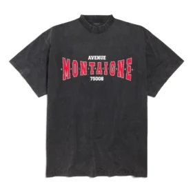 Camiseta oversize Montaigne «Black Faded» 787349TRVN31048
