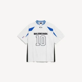 Camiseta oversize para hombre de Balenciaga | Colaboración con la NBA en blanco/multicolor