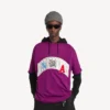 Camiseta oversize para hombre de Balenciaga | Colaboración con la NBA en color violeta Camiseta oversize para hombre de Balenciaga | Colaboración con la NBA en color violeta