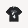 Camiseta oversize para hombre «Lady in Shades» en negro