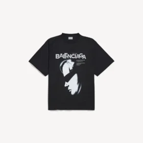 Camiseta oversize para hombre «Lady in Shades» en negro