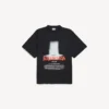Camiseta oversize para hombre «The Door» en negro
