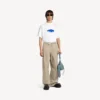 Camiseta oversize para hombre «Wet Brush» en blanco Camiseta oversize para hombre «Wet Brush» en blanco