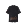Camiseta oversize «Paris Moon Upside Down» «Black Faded» 698811TOVT31055