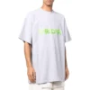Camiseta oversize Slime «Gris Verde» 676589TLVF11203