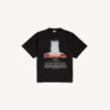 Camiseta oversize «The Door» para mujer en negro