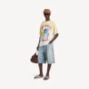 Camiseta para hombre de corte medio con estampado «extreme tie dye» en blanco Camiseta para hombre de corte medio con estampado «extreme tie dye» en blanco