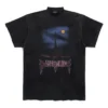Camiseta Paris Moon Oversized «Black Faded» 739028TOVE41055