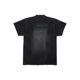 Camiseta Paris Moon Oversized «Black Faded» 739028TOVE41055