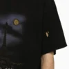 Camiseta Paris Moon Oversized «Black Faded» 739028TQVX61055