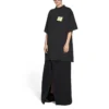 Camiseta Post It Oversized «Washed Black» 739028TOVD41055