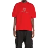 Camiseta Qixi Crest, corte mediano, «Rojo», 612966TMVL46971