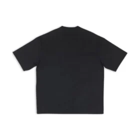 Camiseta Qixi Crest de corte mediano «Negro» 612966TMVL41075