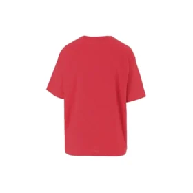 Camiseta regular con estampado «Paris Love», de manga corta, color rojo 594599TGV435640