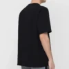 Camiseta regular de Balenciaga para hombre «Paris Love» con estampado, manga corta, color negro 594579TGV431000