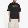Camiseta Retail Therapy, corte mediano, «Negro Amarillo» 612966TLVB11361