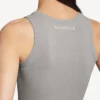 Camiseta sin mangas para mujer en gris Camiseta sin mangas para mujer en gris