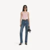 Camiseta sin mangas para mujer en rosa empolvado Camiseta sin mangas para mujer en rosa empolvado