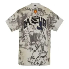 Camiseta Skater Graffiti «Heather Grey» 739028TOVA71300
