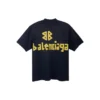 Camiseta Tape Type, corte mediano «Black Faded» 739784TOVA91055