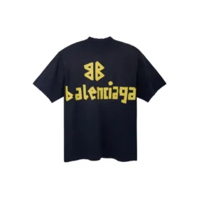 Camiseta Tape Type, corte mediano «Black Faded» 739784TOVA91055