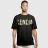 Camiseta Tape Type, corte mediano «Black Faded» 739784TOVA91055