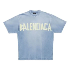Camiseta Tape Type, corte mediano «Faded Blue» 739784TOVA94530