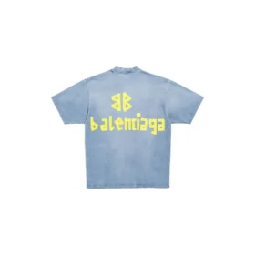 Camiseta Tape Type, corte mediano «Faded Blue» 739784TOVA94530