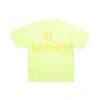 Camiseta Tape Type, corte mediano «Fluo Yellow» 739784TOVA97204