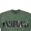 Camiseta Tape Type, corte mediano «Verde oscuro» 739784TQVQ83004