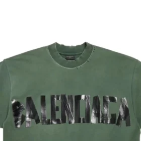 Camiseta Tape Type, corte mediano «Verde oscuro» 739784TQVQ83004