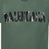 Camiseta Tape Type, corte mediano «Verde oscuro» 739784TQVQ83004