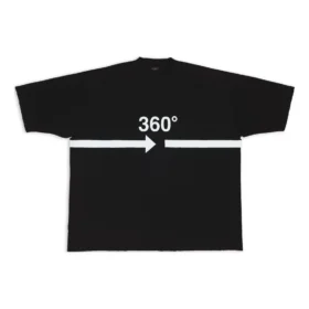 Camiseta tubular 360 oversize «Negro» 720501TNVD51070 Camiseta tubular 360 oversize «Negro» 720501TNVD51070