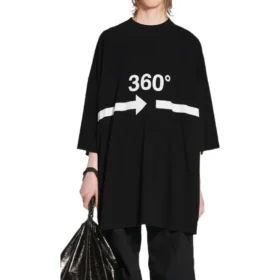 Camiseta tubular 360 oversize «Negro» 720501TNVD51070 Camiseta tubular 360 oversize «Negro» 720501TNVD51070