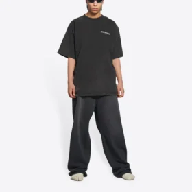 Camiseta Turn Slit «Negro lavado» 675016TLVB39034 Camiseta Turn Slit «Negro lavado» 675016TLVB39034